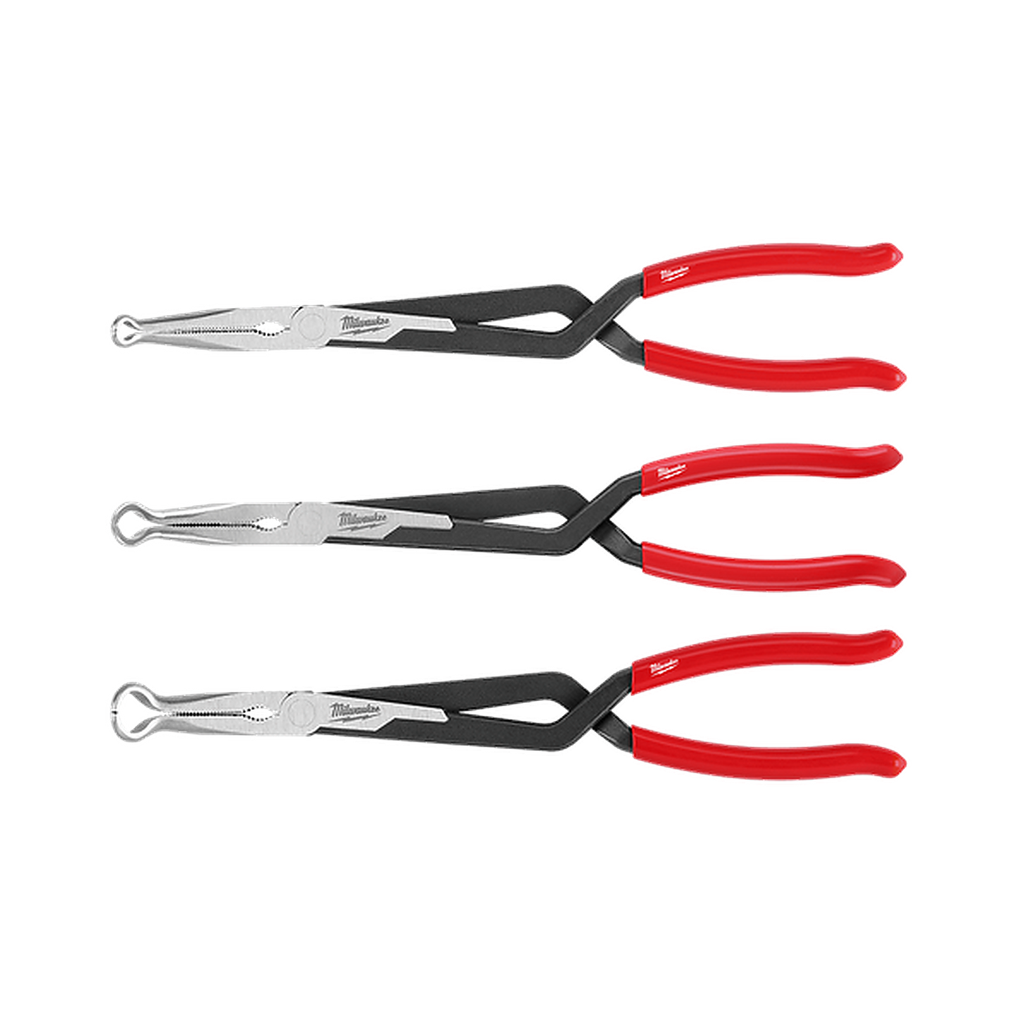 Milwaukee 3pc Long Reach Hose Grip Pliers Set 48226563