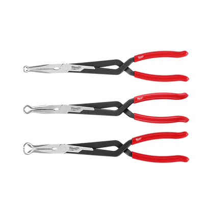 Milwaukee 3pc Long Reach Hose Grip Pliers Set 48226563