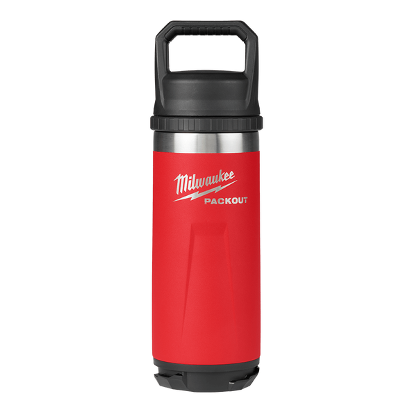 Milwaukee PACKOUT 532ml Bottle with Chug Lid - Red 48228382R