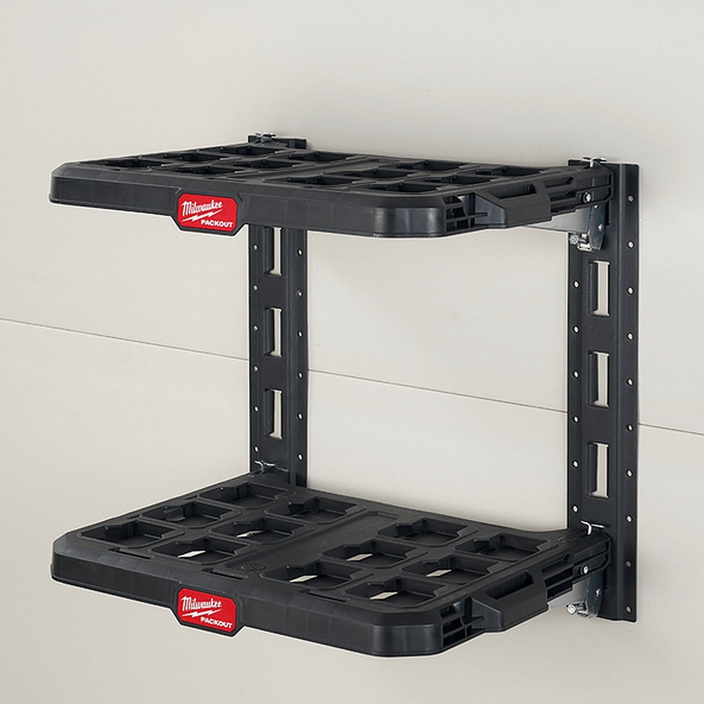 Milwaukee 2-Piece Vertical E-Track Rails for PACKOUT Racking Shelves 48228482