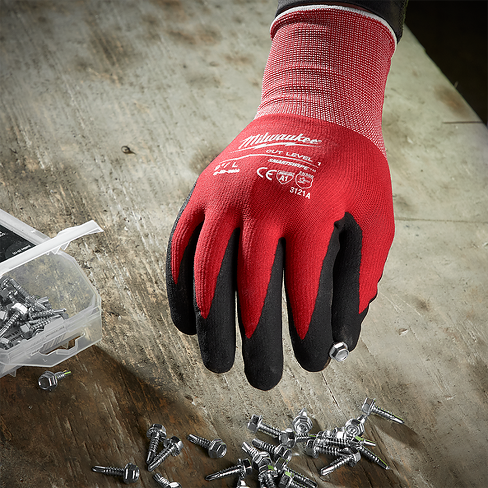 Milwaukee Cut 1(A) Nitrile Dipped Gloves XXL