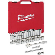 Milwaukee 3/8in Drive 56pc Ratchet & Socket Set - SAE & Metric 48229008