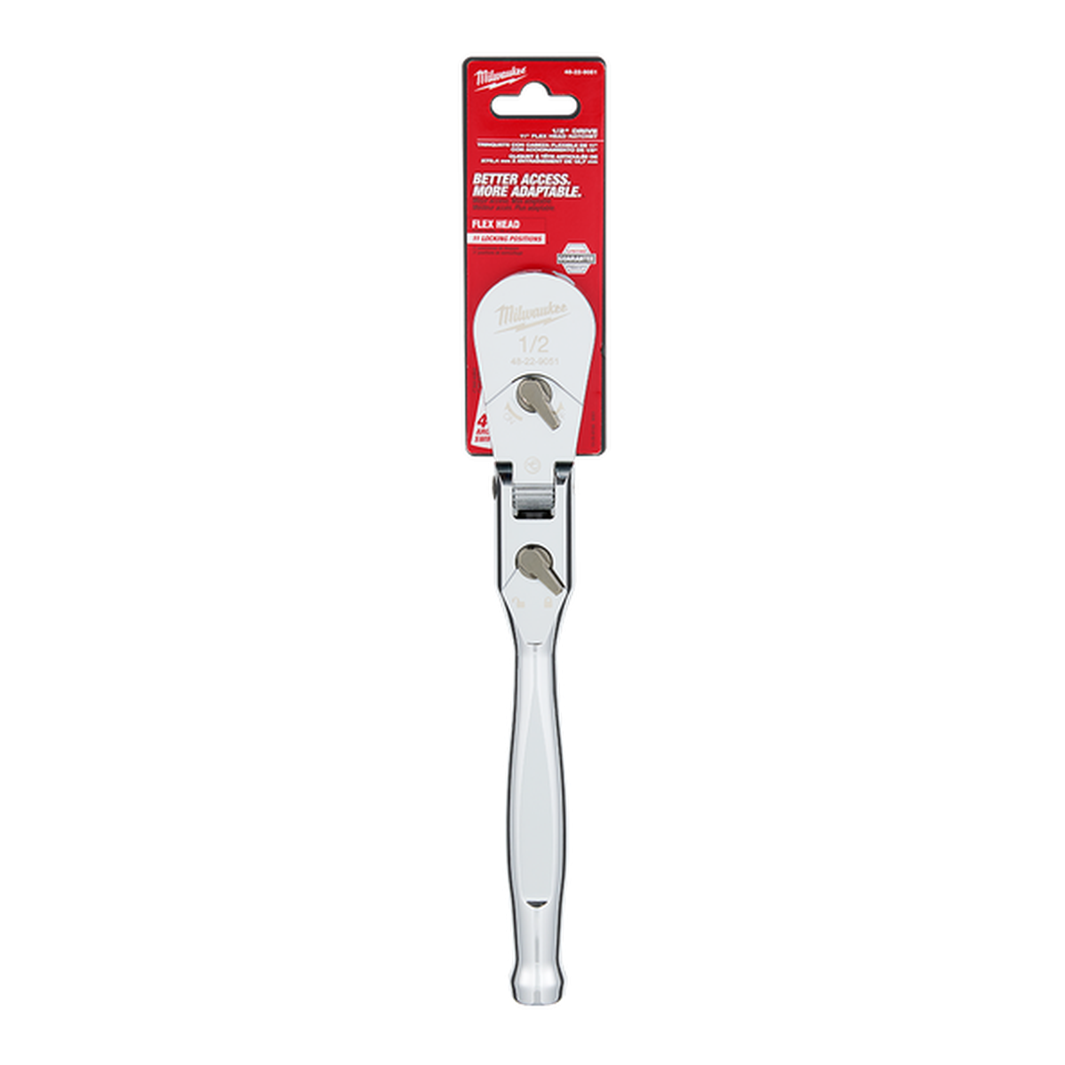 Milwaukee 1/2in Drive Flex Head Ratchet (11in)