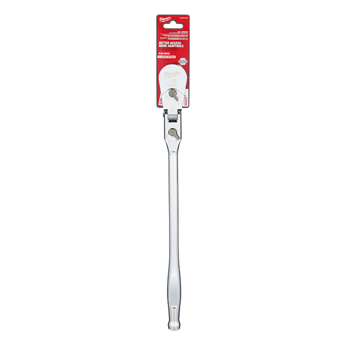Milwaukee 1/2in Flex Head Extended Ratchet (18in)
