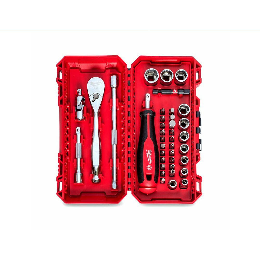 Milwaukee 48229199 38pce 1/4" Drive Metric Socket & Bit Set