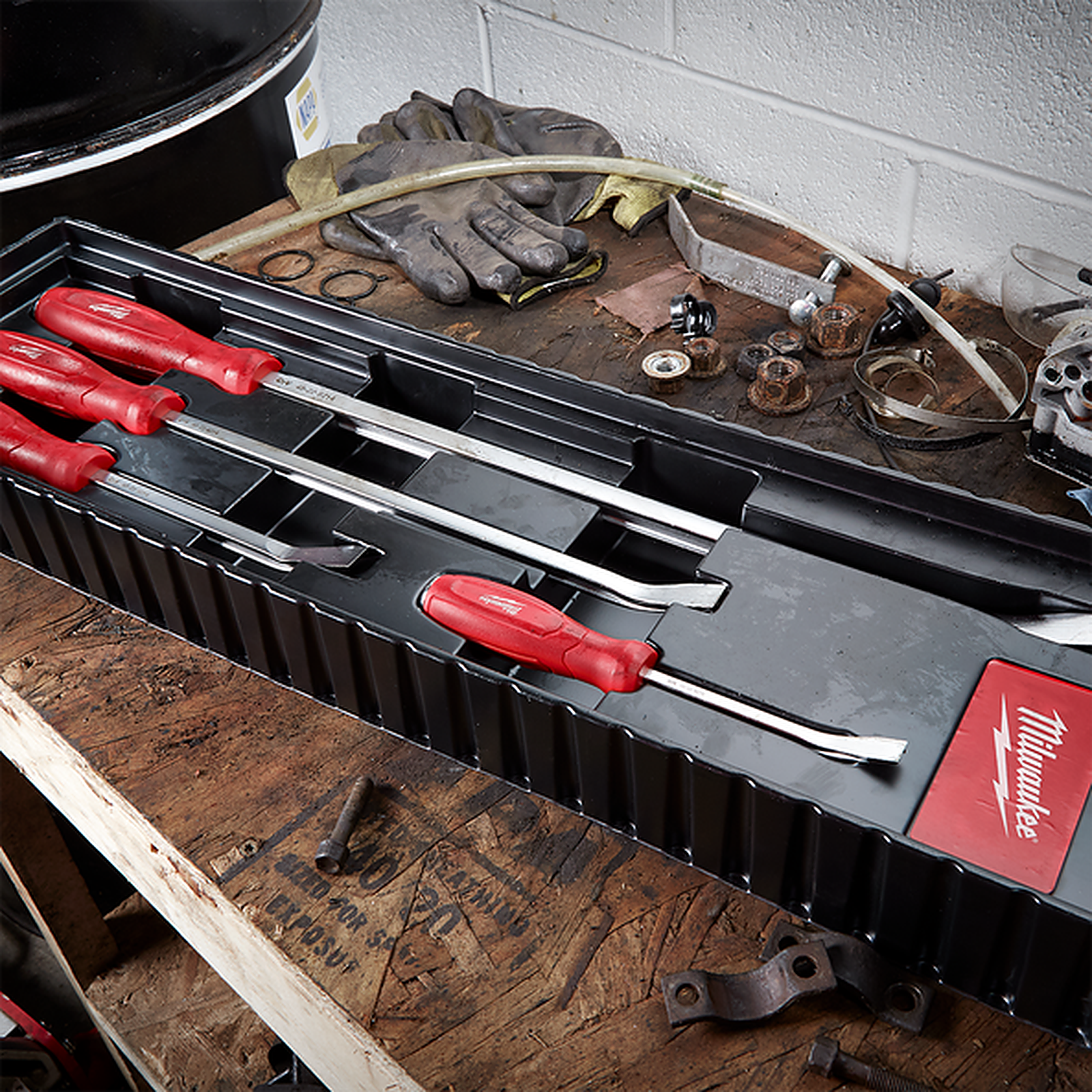 Milwaukee 4pc Pry Bar Set