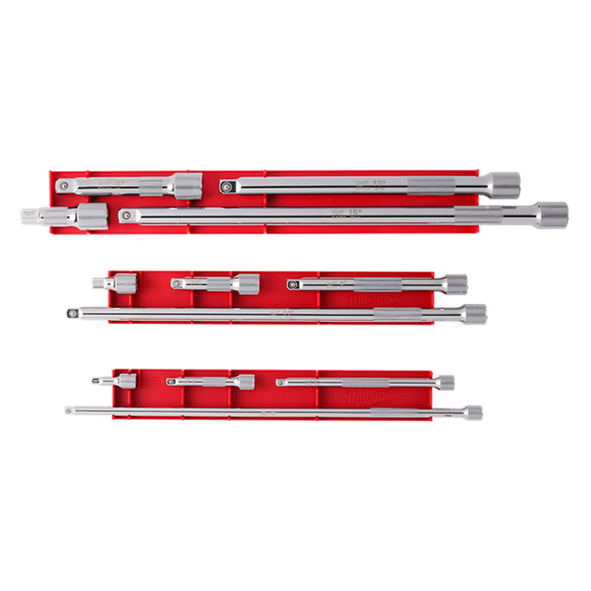 Milwaukee 4pc 1/4in Extension Set