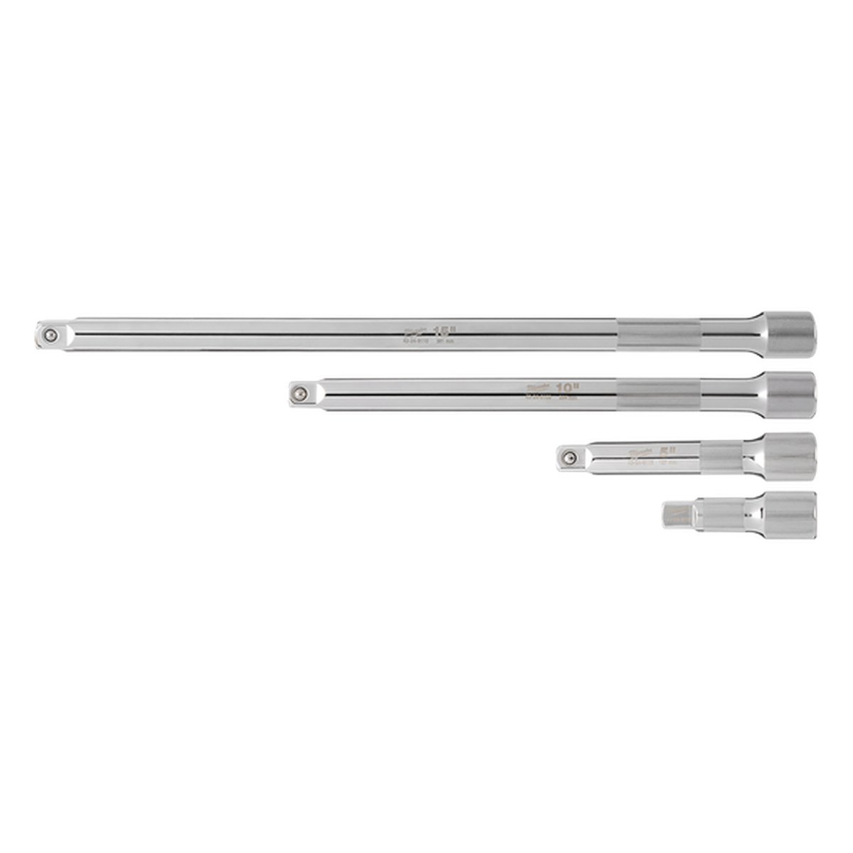 Milwaukee 4pc 1/2in Extension Set