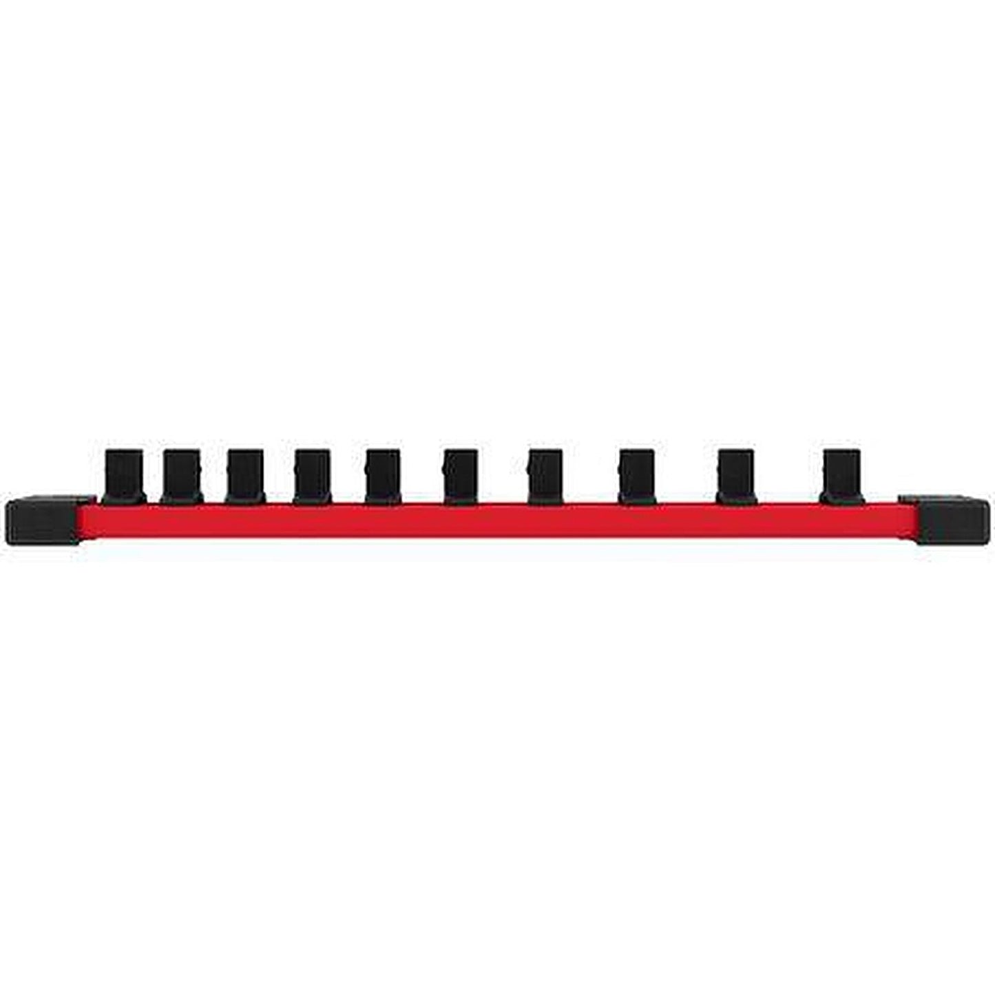 Milwaukee 3/8in Drive 10 Piece Standard SAE Socket Set with Storage Rail 48229403