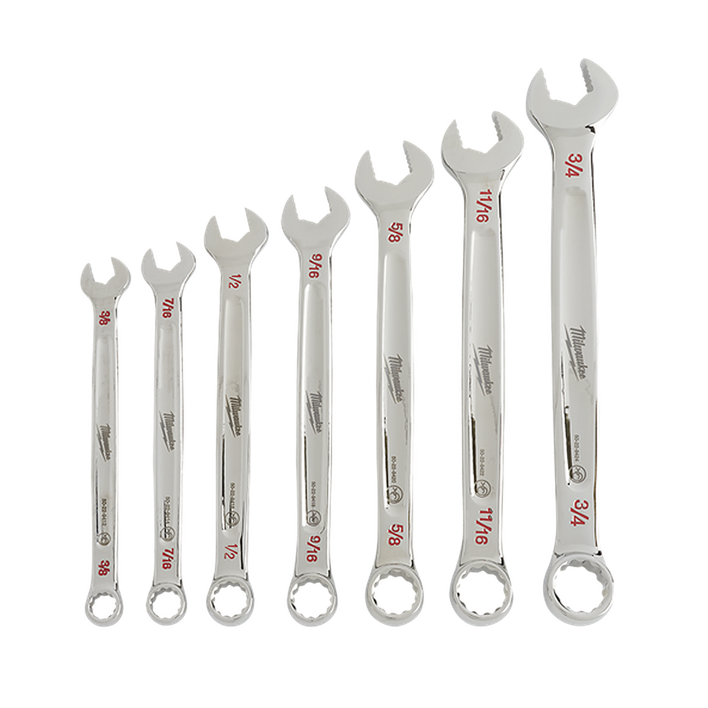 Milwaukee 7pc Combination Wrench Set - SAE 48229407