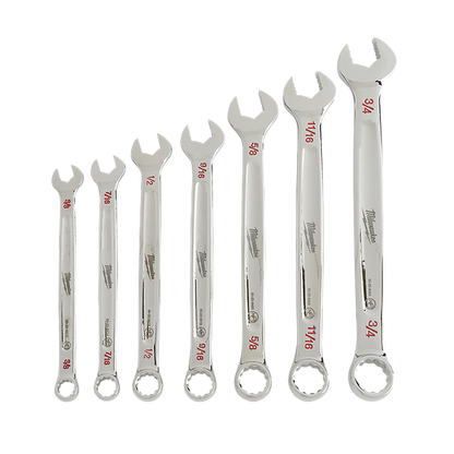 Milwaukee 7pc Combination Wrench Set - SAE 48229407