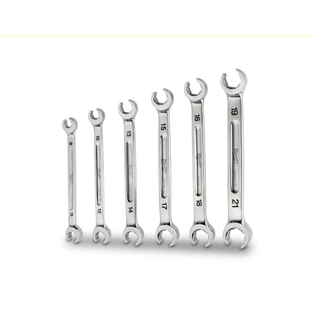Milwaukee 48229471 6pce Metric Double End Flare Nut Wrench Set