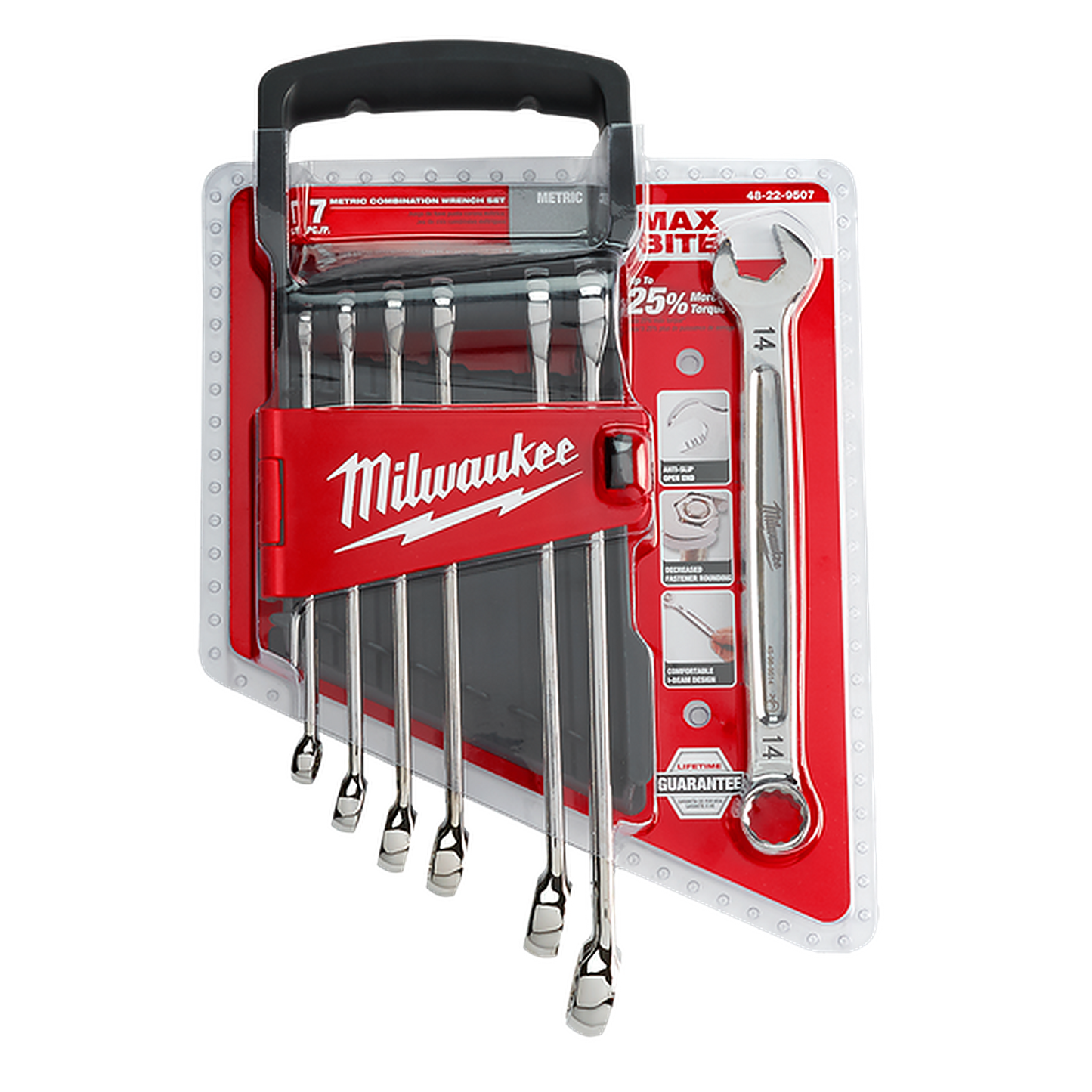 Milwaukee 7pc Combination Wrench Set - Metric 48229507