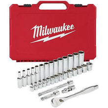 Milwaukee 3/8in Drive 32pc Ratchet & Socket Set - Metric 48229508