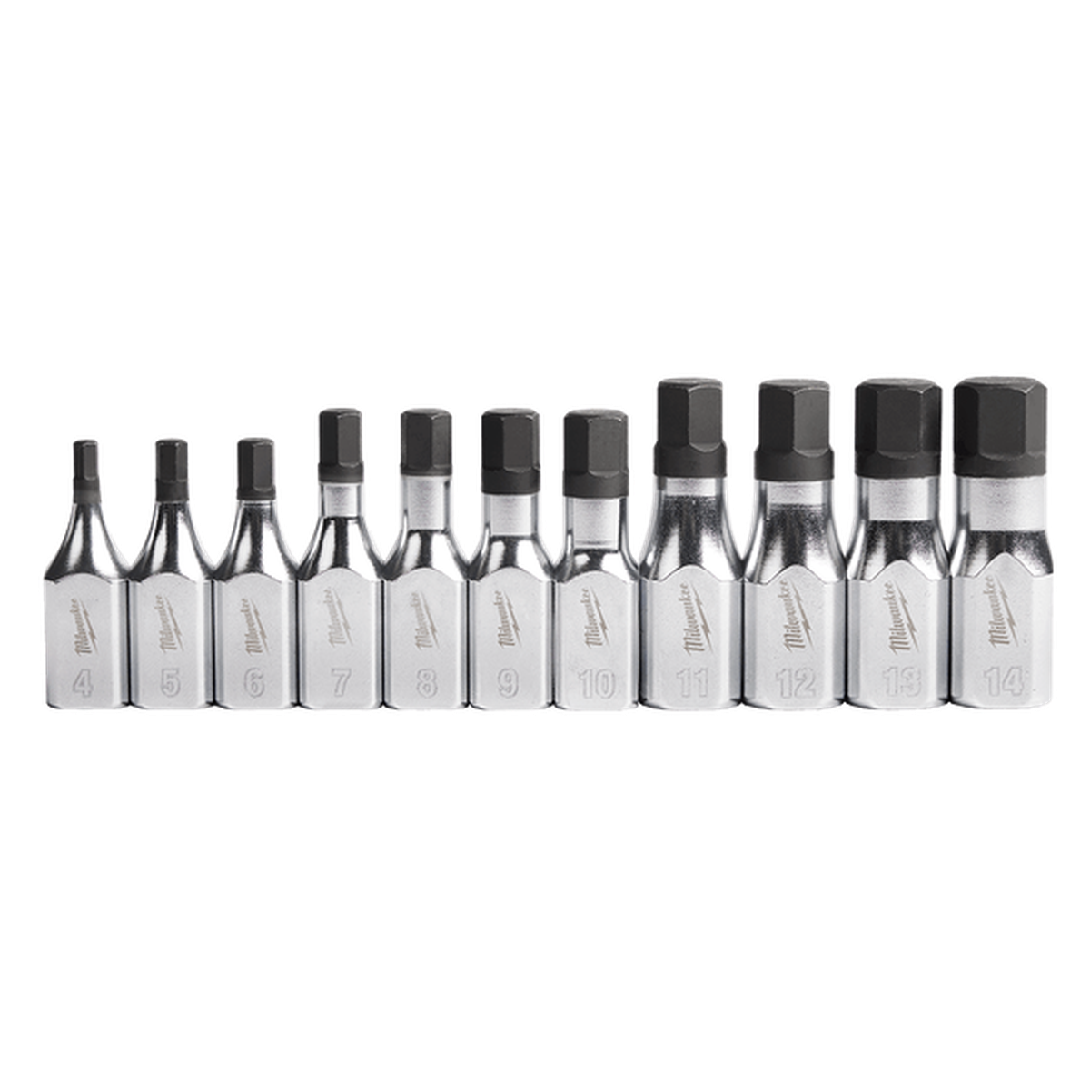 Milwaukee 11pc 3/8in Drive Metric Hex Bit Socket Set