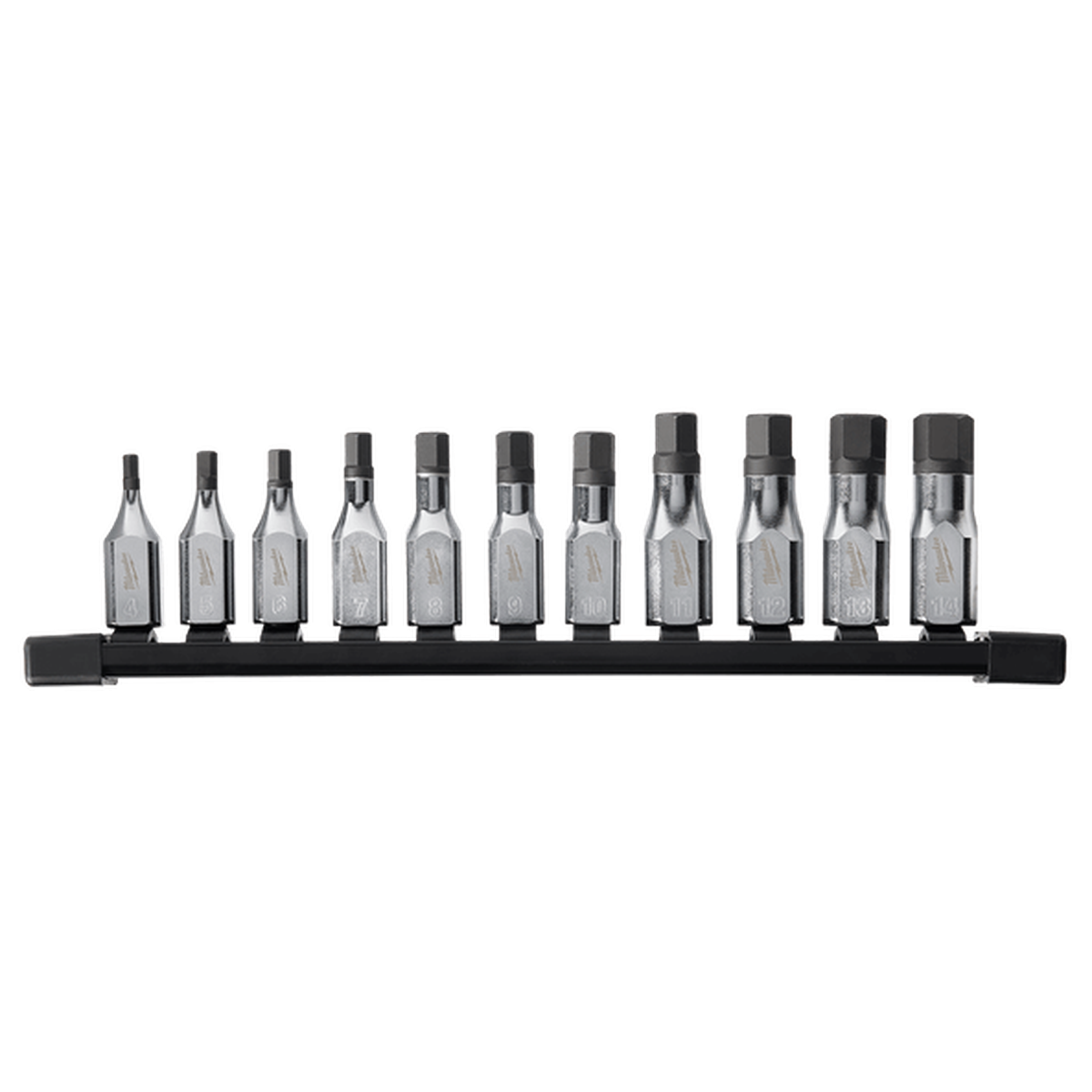 Milwaukee 11pc 3/8in Drive Metric Hex Bit Socket Set