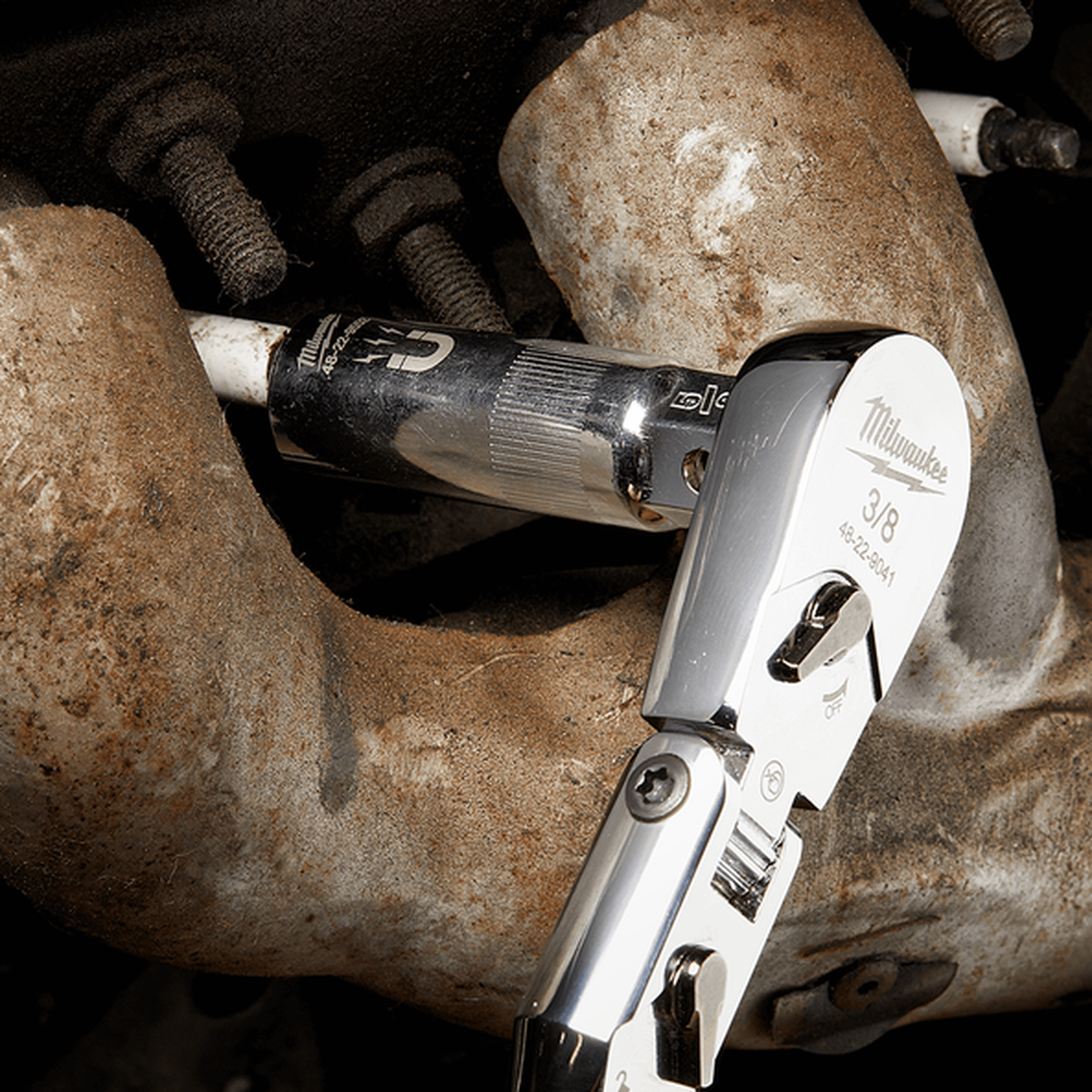 Milwaukee 3/8in Drive 5/8in Magnetic Spark Plug Socket