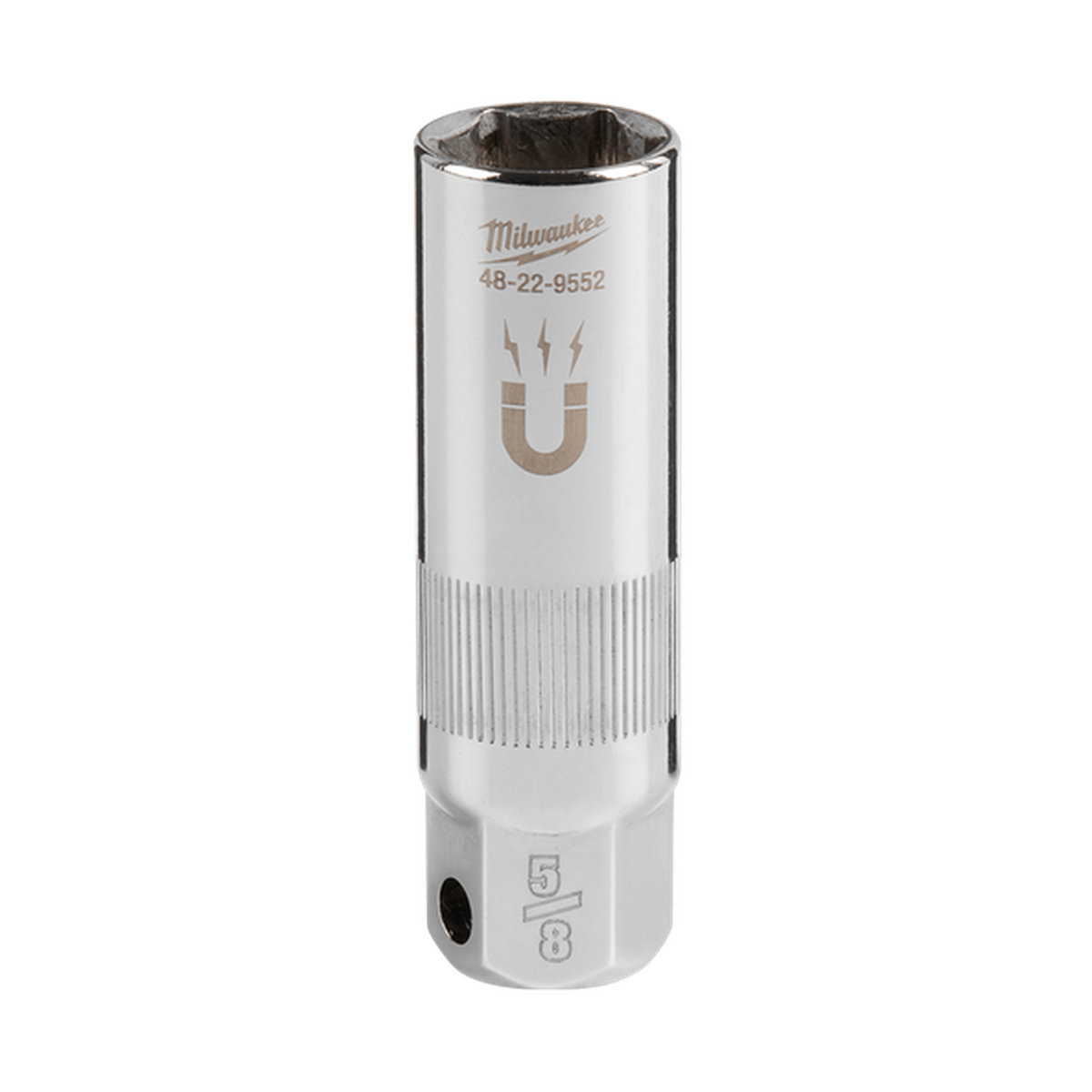 Milwaukee 3/8in Drive 5/8in Magnetic Spark Plug Socket