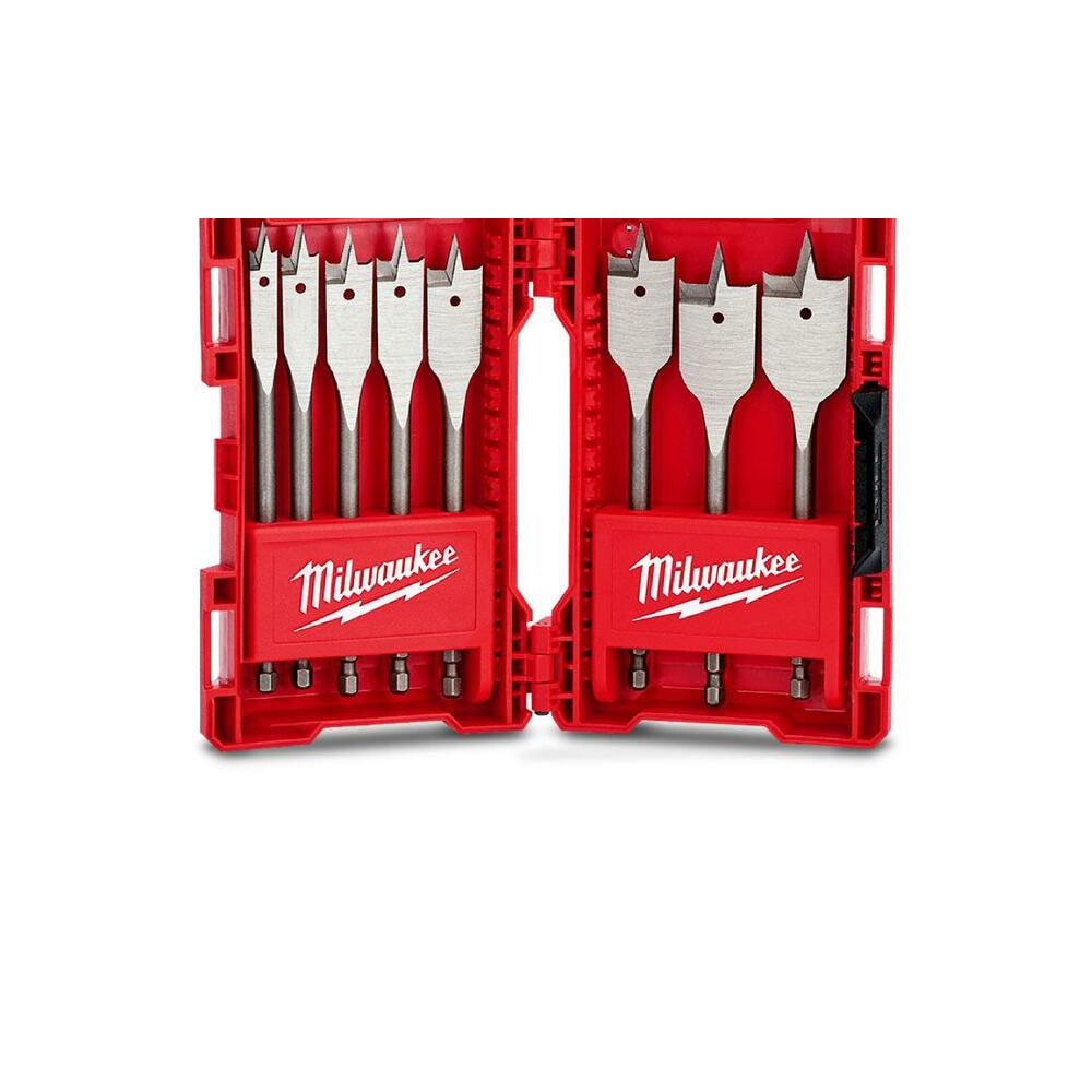 Milwaukee 48270145 8pce Timber Spade Bit Set