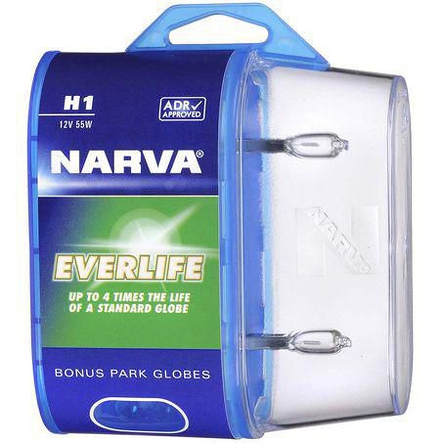Narva H1 Globe 12V 55W Everlife 2 Pce 48322BL2