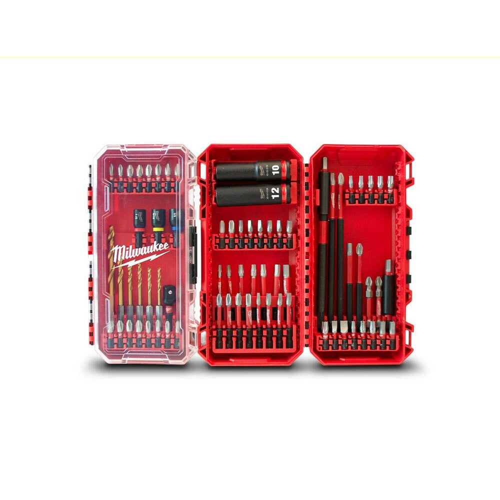 Milwaukee 48324048 75pce SHOCKWAVE Drill, Driver & Fastening Set