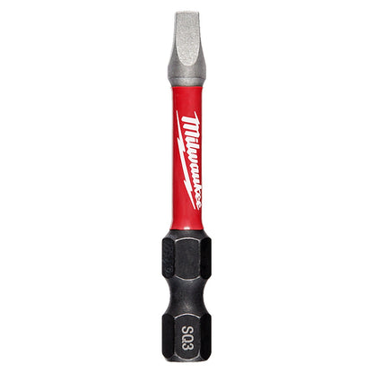 Milwaukee SHOCKWAVE Power Bit Square Recess #3 50mm (2in) 48324473