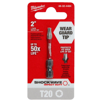 Milwaukee SHOCKWAVE Power Bit TORX T20 50mm (2in) 48324484