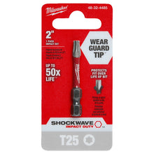 Milwaukee SHOCKWAVE Power Bit TORX T25 50mm (2in) 48324485