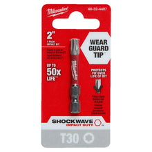 Milwaukee SHOCKWAVE Power Bit TORX T30 50mm (2in) 48324487