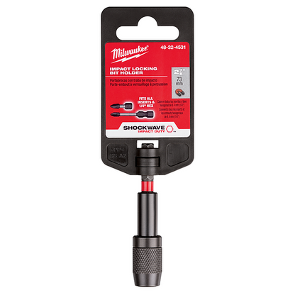 Milwaukee SHOCKWAVE Locking Bit Holder 75mm