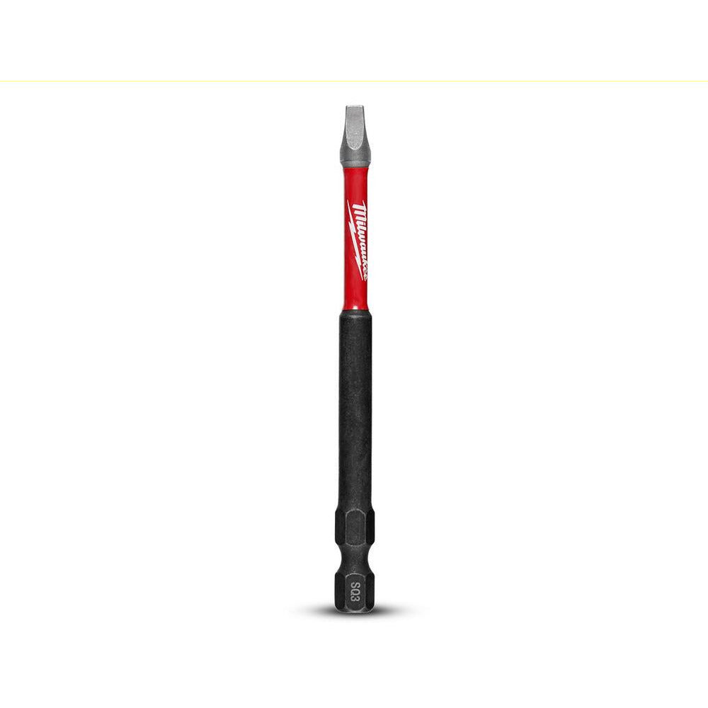 Milwaukee 48324573 89mm (3-1/2") SHOCKWAVE Square #3 Power Bit