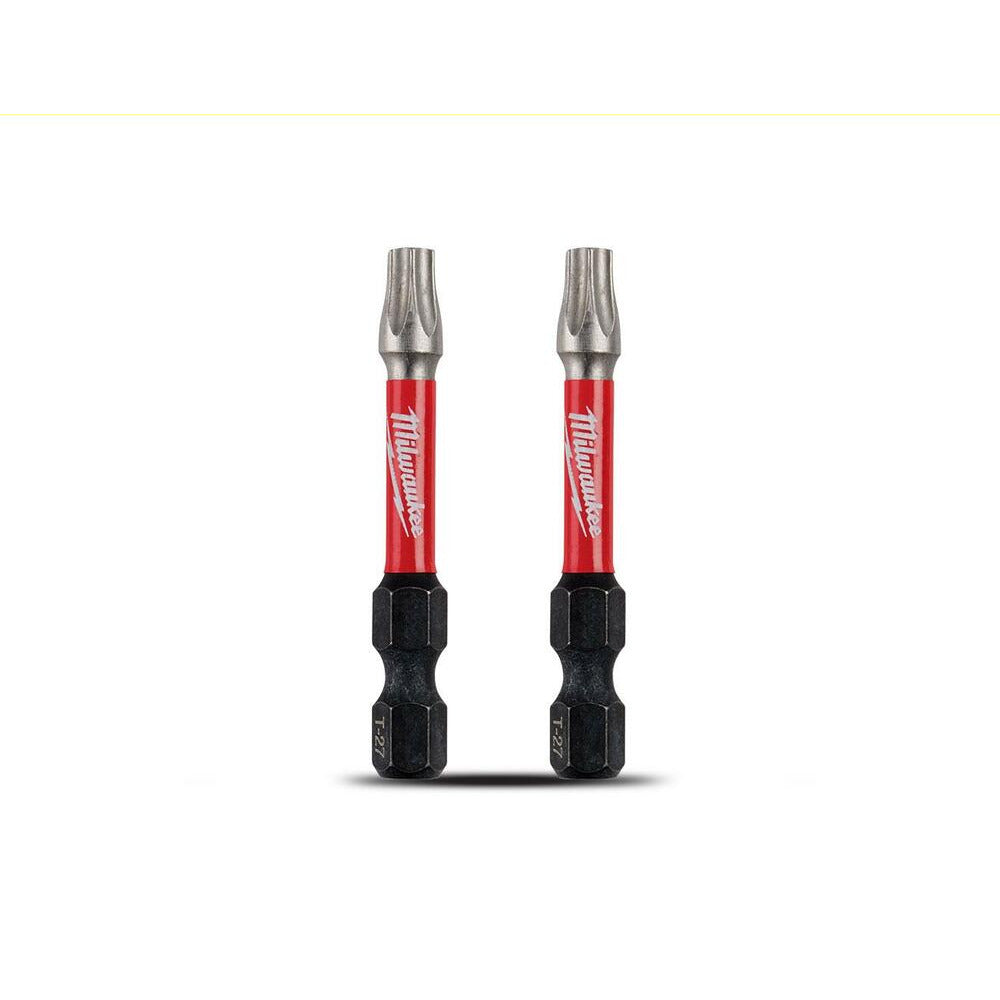 Milwaukee 48324586 2-Pack SHOCKWAVE™ Torx T27 2" x 50mm Power Impact Driver Bit
