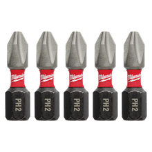 Milwaukee SHOCKWAVE Insert Bit Phillips #2 5 Pack 48324601