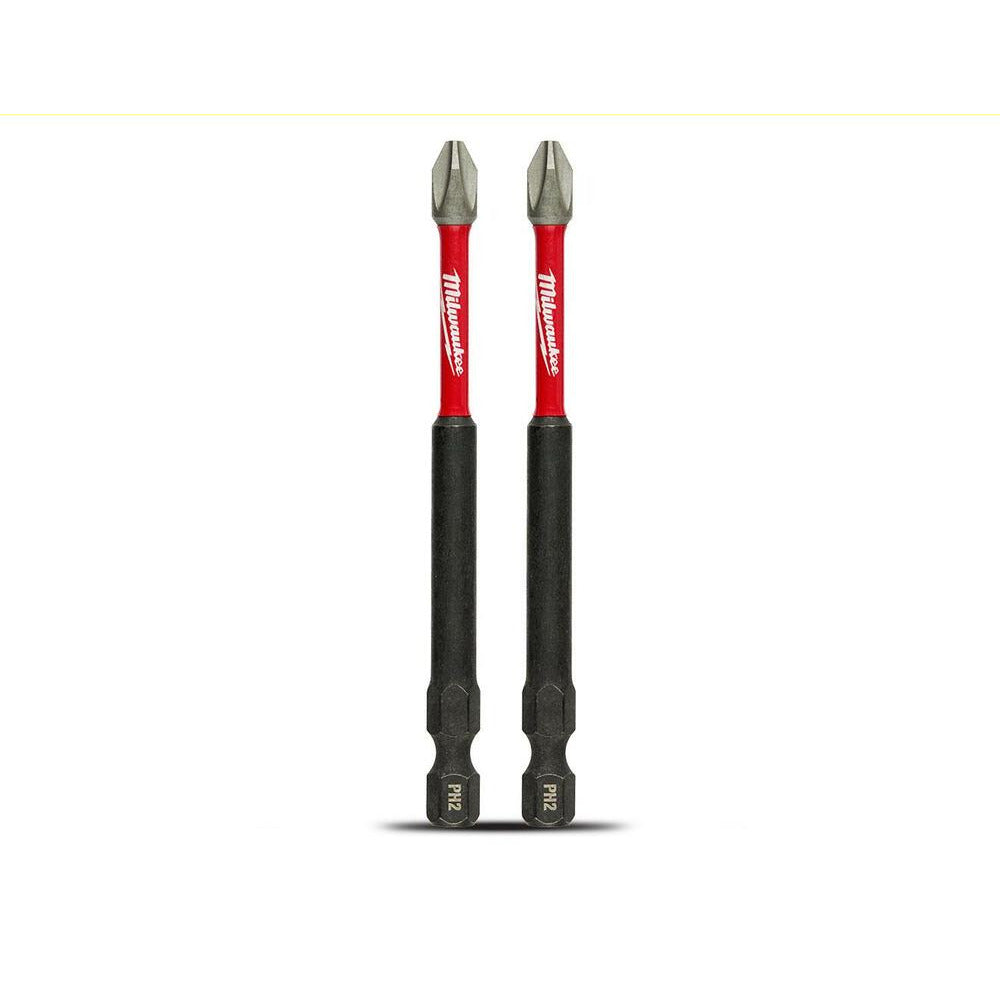 Milwaukee 48324662 2-Pack SHOCKWAVE™ Phillips #2 (3-1/2") x 89mm Power Impact Driver Bit