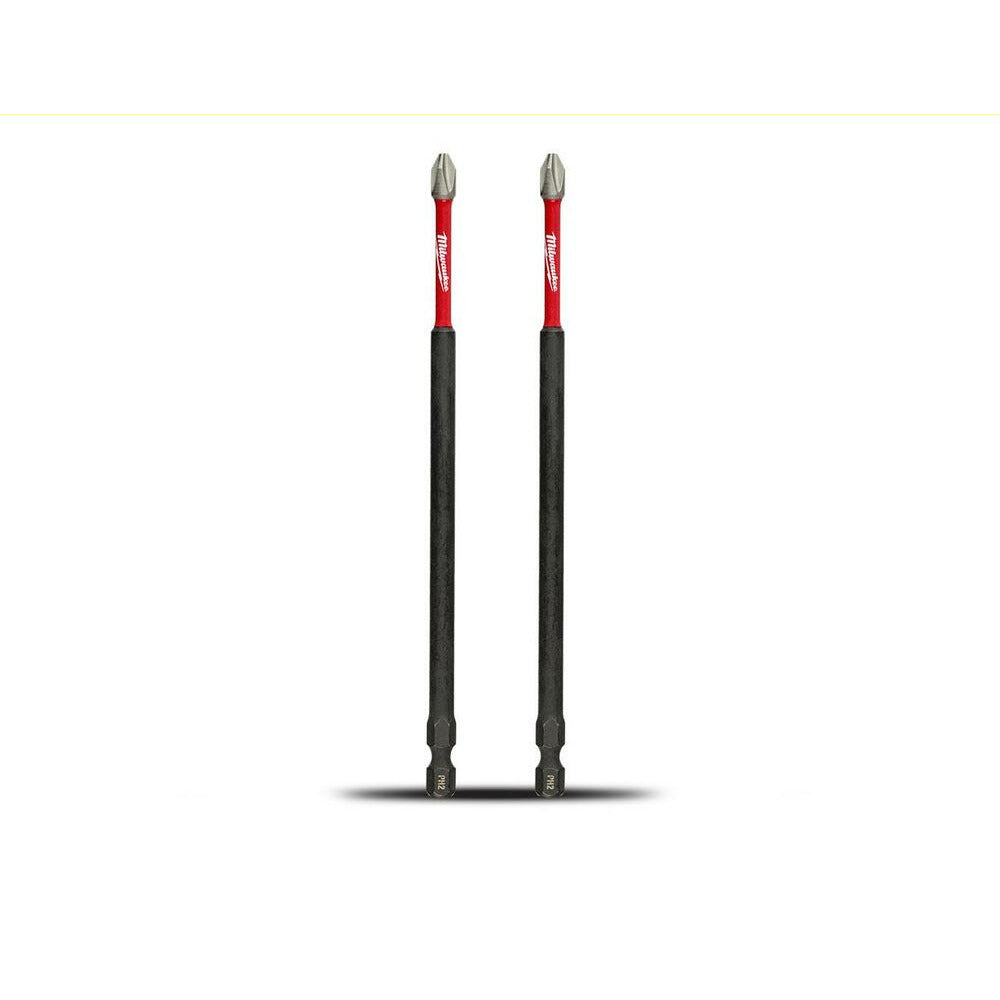 Milwaukee 48324902 2-Pack SHOCKWAVE™ Phillips #2 6" x 150mm  Power Impact Driver Bit