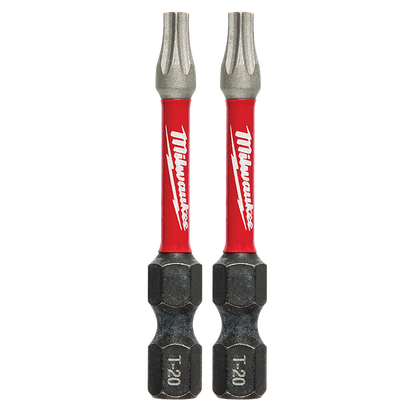 Milwaukee SHOCKWAVE Power Bit Torx T20 50mm (2in) 2Pk