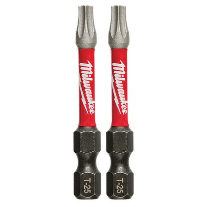 Milwaukee SHOCKWAVE Power Bit Torx T25 50mm (2in) 2Pk