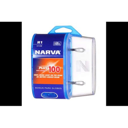 Narva H1 Globe Plus 100 12V 55W 2 Pce 48334BL2