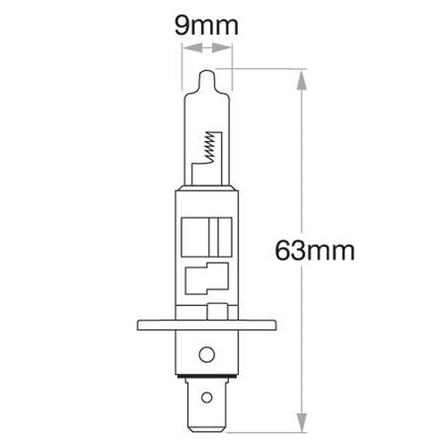 Narva H1 Globe P14.5S Plus 100 12V 55W 48334BL