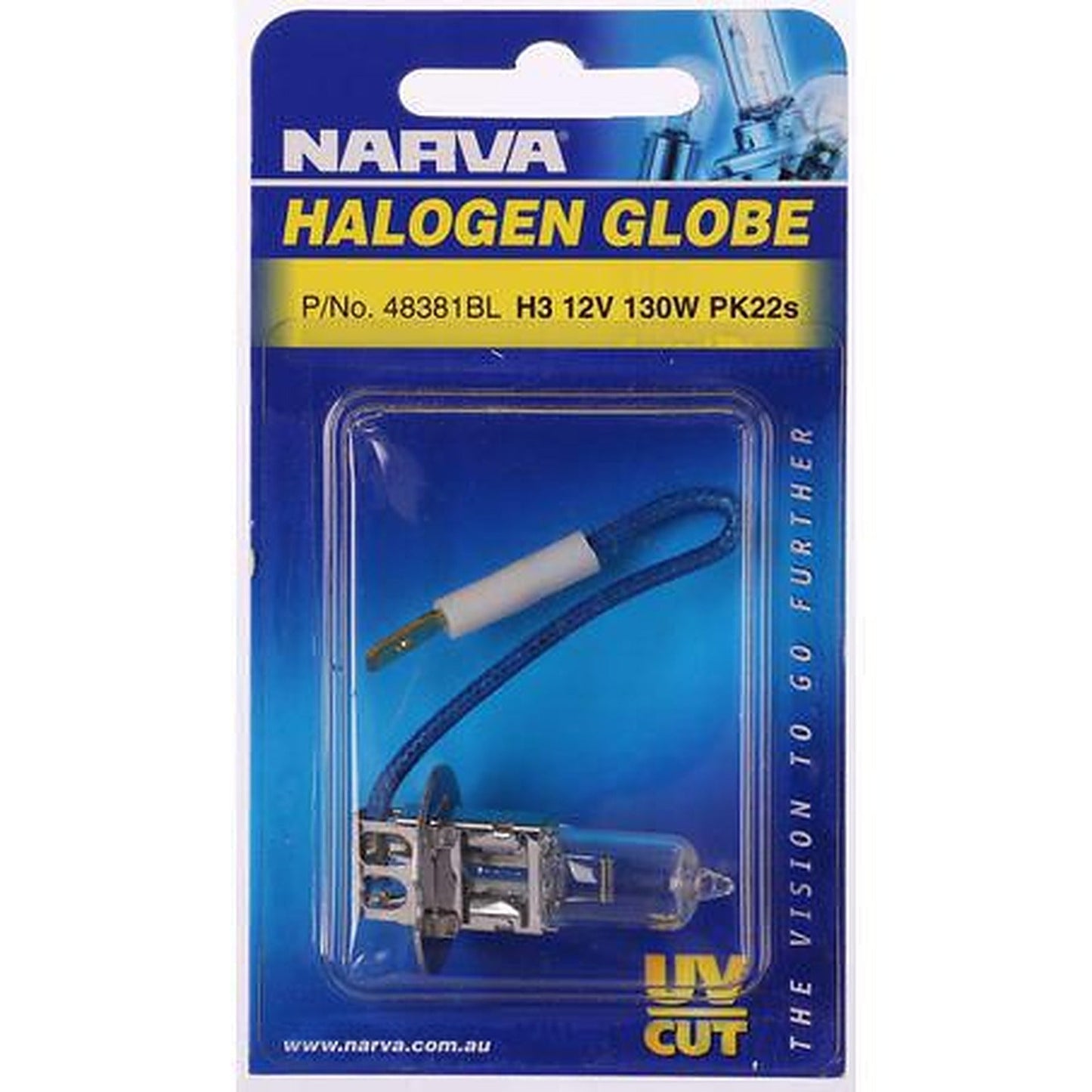 Narva H3 Globe Pk22S 12V 130W 48381BL