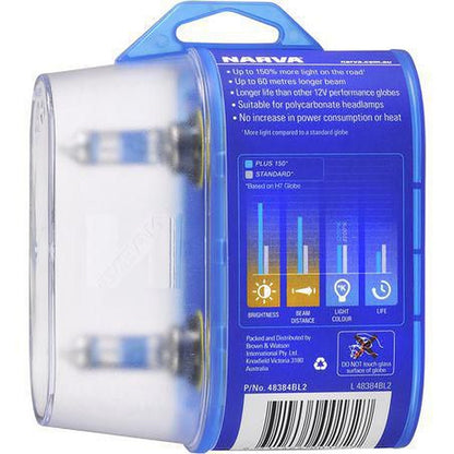 Narva HB4 Globe 12V P22D Plus150 Twin Pack 48384BL2