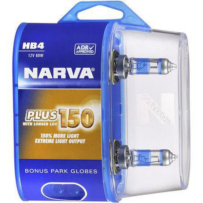 Narva HB4 Globe 12V P22D Plus150 Twin Pack 48384BL2