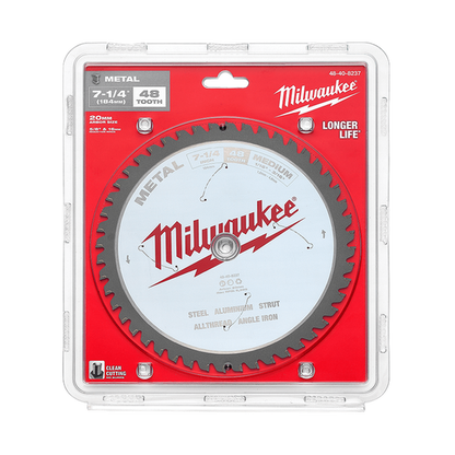 Milwaukee 184mm (7-1/4in) 48T Metal Circular Saw Blade