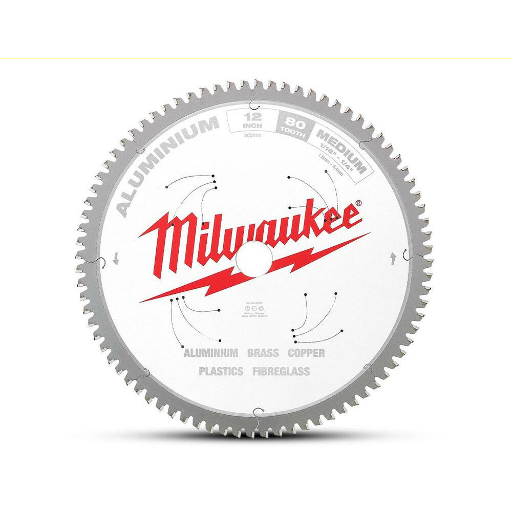 Milwaukee 48408365 305mm (12") 80T Aluminium Circular Saw Blade