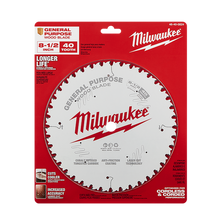Milwaukee 210mm (8-1/4in) 60T Wood Circular Saw Blade Ultra Fine Finish 48408824