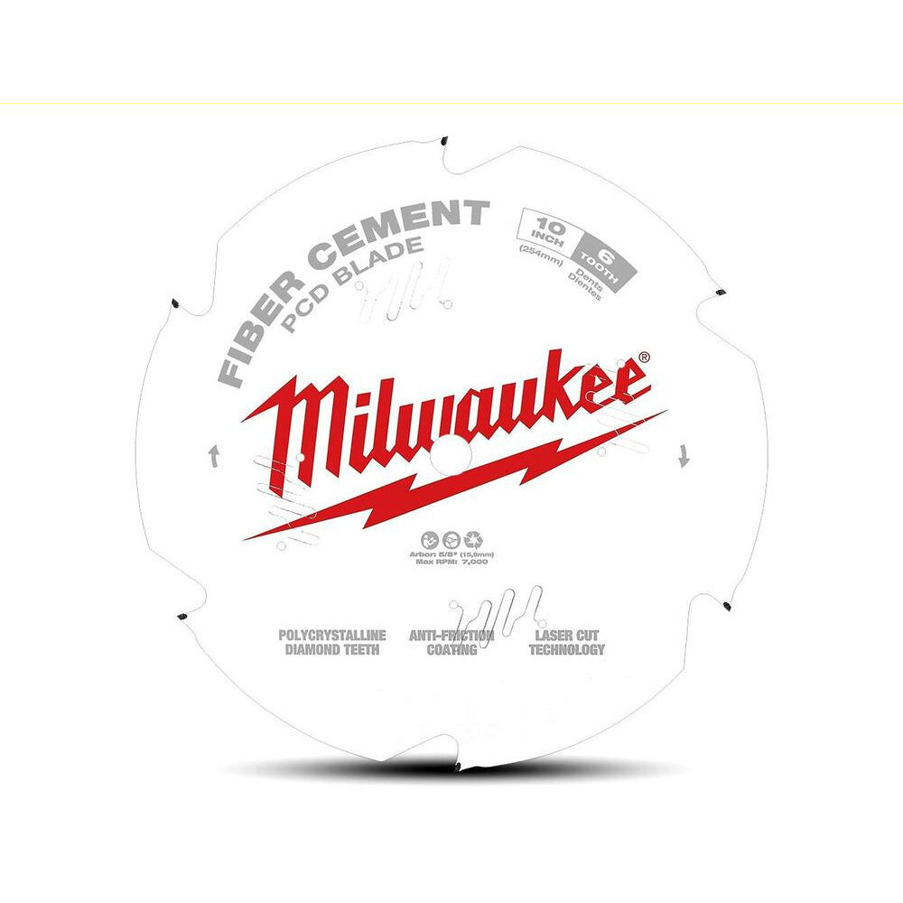 Milwaukee 48409010 254mm (10") Fibre Cement / PCD Circular Saw Blade
