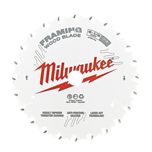 Milwaukee 165mm (6-1/2in) 24T Wood Circular Saw Blade Framing 1pc