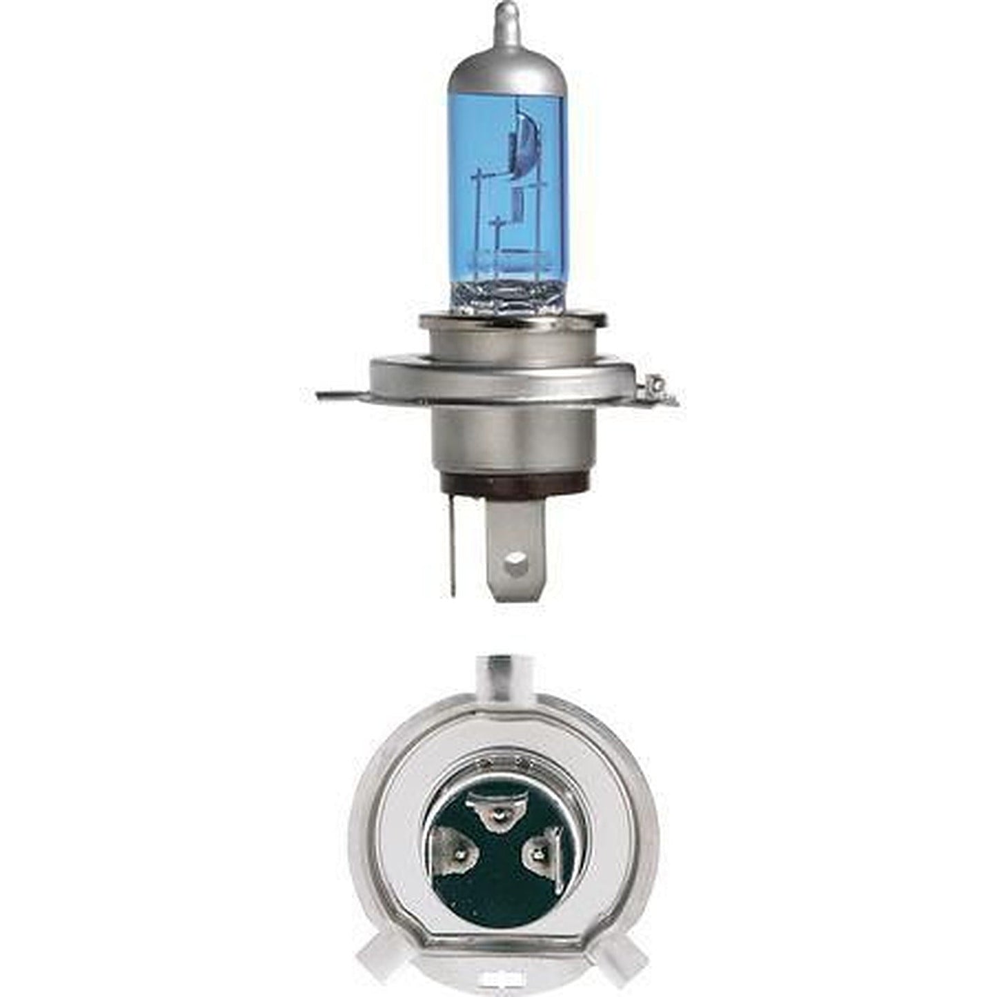 Narva H4 Headlight Bulb P43T 38 Intense Blue 12V 60/55W 2 Pce 48472BL2