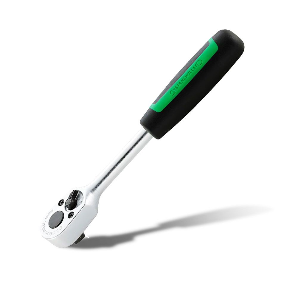 Stahlwille 707189 (SW435-2K - 12111010) 30 Teeth 3/8" Drive Reversible Ratchet with 2 Component Handle