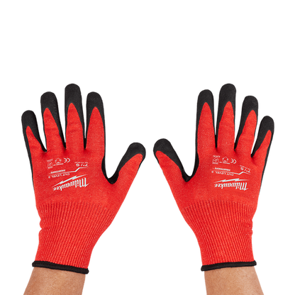 Milwaukee Cut Level 3C Nitrile Dipped Gloves